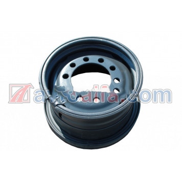 Диск колеса 12.0-21 10/286 d222 ET100 КАМАЗ, УРАЛ (черный) - ЧКПЗ 659.3101012-01